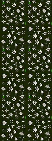 Raster. Gri renkli güzel çiçekli çizim deseni, suluboya çiçek deseni, duvar kağıdı, kart veya kumaş için fayanslı..