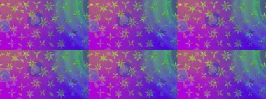 Mor renkler. Yaz çiçekleri teması. El çizimi, soyut ve süslü elementler. Suluboya resim taklit Raster çizimi. Klasik çiçekler..