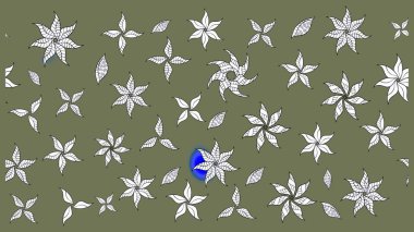 El çizimi Raster çizimi. Çizim çiçek deseni duvar kağıdı, web sitesi arka planı, ambalaj kağıdı, davetiye, broşür, afiş veya web sitesi için kullanılabilir. Parlak elementlerin.