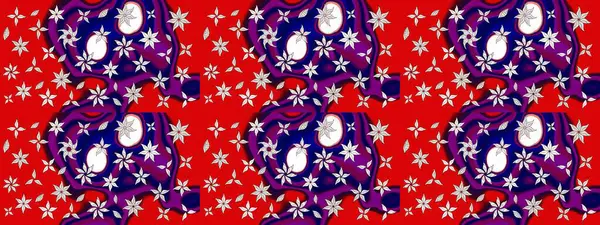 Üst manzara, yumuşak stil. Çiçek kompozisyonu, el boyası, hassas şablon. Sevgililer günü ve tebrik kartı konsepti için şık bir davetiye. Kırmızı renkte manzaralı çiçek deseni.