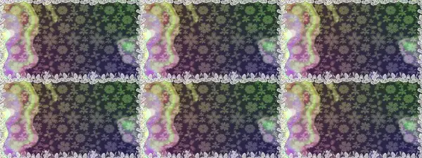 Düz Çiçek Elementleri Tasarımı. Sevimli çiçek raster deseni. Renkli Yaz Temalı Kusursuz Arkaplan. Gri renkli çiçekler.