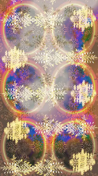 Renkli elementlerle Raster ilginç desen.