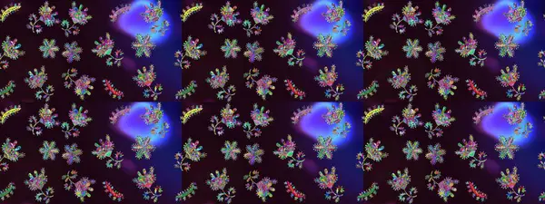 Parlak çiçekli kolaj çiçekleri kahverengi, siyah ve mavi. Çiçekli zambakların eskiz geçmişi. Çiçek tasarımı için inanılmaz kolaj cennet tarzı..