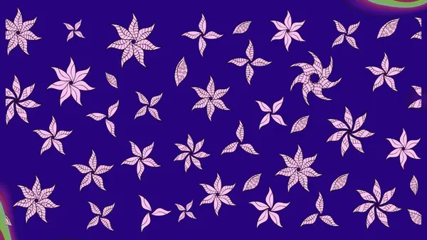 Güzel suluboya yaz çiçekleri deseni..