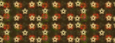 Xmas Frost kar taneleri izole edilmiş siluet sembolü. Raster. Meteoroloji buz koleksiyonu. Kar Tanesi raster simgesi arka plan kahverengi, gri ve yeşil renk. Kış Noel 'i Kar bembeyaz kristal element.