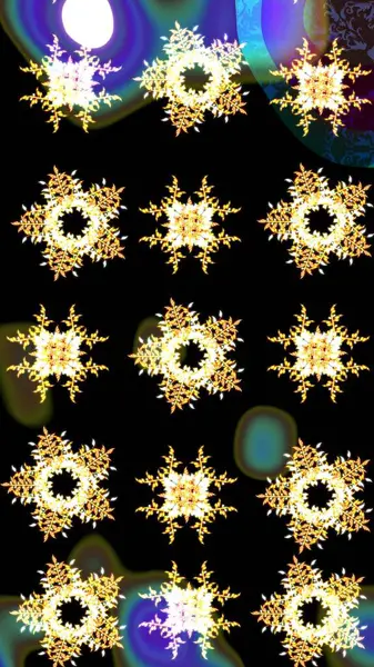 Renkli elementlerle Raster ilginç desen.