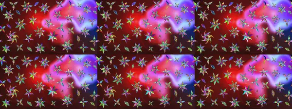 Yaprak ve çiçeklerin suluboya resimleri, kahverengi renklerdeki çizimler. Raster illüstrasyonu. Yumuşak, bahar çiçekleri kahverengi renklerde.