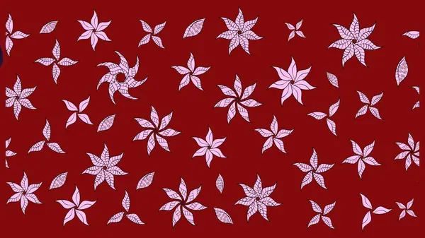 Kırmızı renkte çiçekler olan çiçek deseni çiz. Suluboya tarzında kırmızı renkte çiçekler.