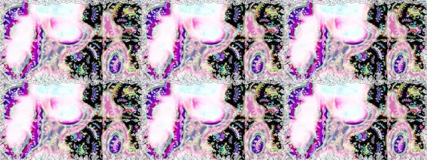 Raster illüstrasyonu. Tarafsız ve siyah renklerde çiçekler. Kusursuz çiçek deseni. Raster illüstrasyonu. Asya tekstil tarzında.