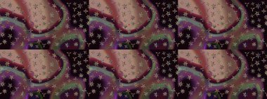 Kahverengi renkli. El çizimi, soyut ve süslü elementler. Suluboya resim taklit Raster çizimi. Klasik çiçekler. Yaz çiçekleri teması.