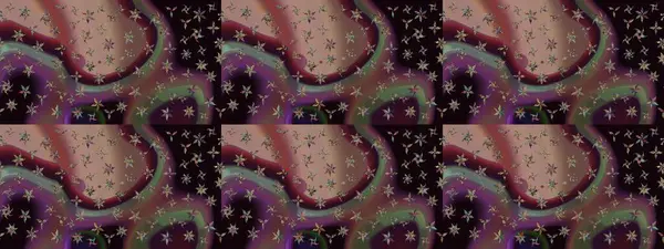 Kahverengi renkli. El çizimi, soyut ve süslü elementler. Suluboya resim taklit Raster çizimi. Klasik çiçekler. Yaz çiçekleri teması.