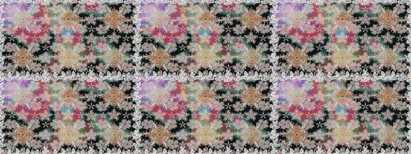 Küçük gri çiçekli oldukça eski bir besin torbası deseni. Millefleur 'lar. Tekstil, kumaş, kapaklar, duvar kağıtları, baskı, naylon, yapıştırma, örgü, dekupaj için çiçeksiz arkaplan.