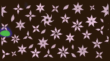 Moda baskıları için zarif bir şablon. Halk tarzı. Modern çiçek arkaplanı. Parlak renkli çiçekleri ve kahverengi yaprakları olan harika bir çiçek deseni..