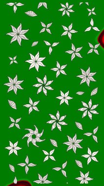 Renkli Bahar Teması eskiz kalıbı. Düz Çiçek Elementleri Tasarımı. Raster..