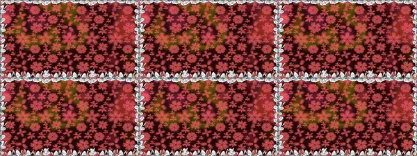 Çiçek duvar kâğıdı. Renkli, pürüzsüz desen. Çiçek arkaplan. Kahverengi renkli şirin tekstil. Raster illüstrasyonu.