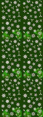 Tatil havası. Nazik romantik baskı. Raster güzel bir çiçek deseni çizmiş. Bahar mevsimi.