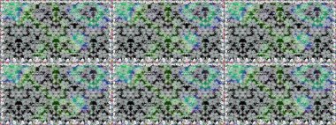 Raster Şirin kumaş deseni. Düz Çiçek Elementleri Tasarımı. Renkli Bahar Temalı Kusursuz Arkaplan. Kusursuz bağbozumu.