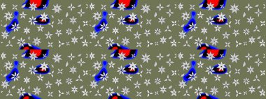 Eskiz arkaplan modeli. Vadinin yeşil renkli çiçekleri. Suluboya, elle çizilmiş. Raster - stok.