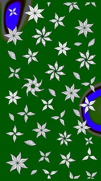 Modern stil dokusu. Çiçek desenli raster, yeşil çizgi grafik deseni soyut raster arkaplan.