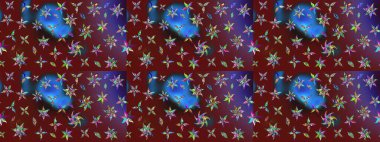 Kıvırcık, parlak örgü. Raster illüstrasyonu. Güzel, parlak, pürüzsüz kumaş, tuval. Çiçek çelengi. Desen, çizim, çiçek sınırı. Klasik eski arkaplan.