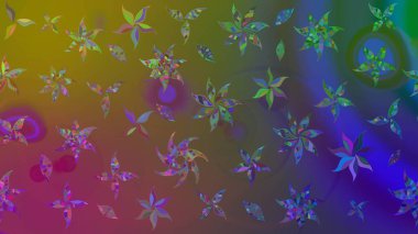 Botanik çizim kalıbı. Organik elementler. Suluboya etkisi. Raster deseni.