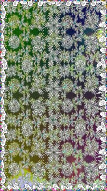 Güzel kumaş deseni. Çiçekler, dallar, bitkiler ve çiçekler. El çizimi. Raster illüstrasyonu.