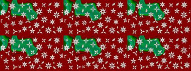 Çiçekli eskiz deseni. Suluboya çizimi. El çizimi. Kırmızı renkte çiçekler.