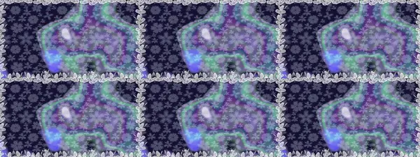 Küçük çiçekteki sevimli çiçek deseni. Raster deseni. Raster illüstrasyonu. Soyut çiçek desensiz arkaplan. Gri renklerde.