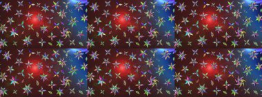 Kahverengi renkli çiçekler. Raster illüstrasyonu. Çiçek desenli eskiz, vuruşlar, sıçramalar, yaz çiçekleri..