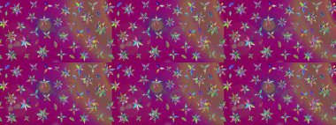 Raster çiçek desenli çiçek deseni, yapraklar, dekoratif elementler, sıçrama, lekeler, el çizimi kontur çizgileri ve Doodle çizim stili, grafik raster çizim çizimi.