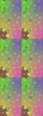 Tarafsız renklerde manzaralı çiçek deseni. Üst manzara, yumuşak stil. Çiçek kompozisyonu, el boyası, hassas şablon. Sevgililer günü ve tebrik kartı konsepti için şık bir davet.