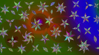 Raster şirin suluboya çiçek desenleri çiziyor. Büyük bir çiçek boyası seti. Kartlar, davetiyeler, tarih kartları ve daha fazlası için kullanılabilir.