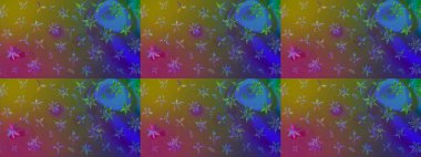 Kahverengi renkli çiçekler. Düz Çiçek Elementleri Tasarımı. Renkli Bahar Teması eskiz kalıbı. Çiçekle çizim deseni.