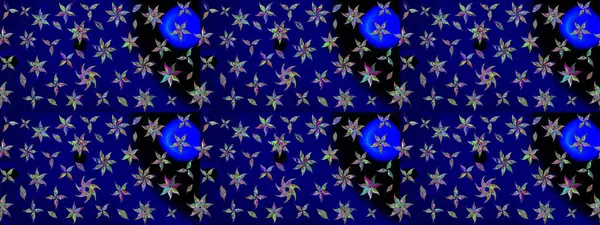 Raster çiçek izi. Klasik taslak çizimi. Çiçek mavisi çizim deseni.