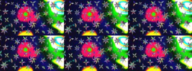 Raster illüstrasyonu. Gri kıvırcık çiçekler gri renkte şekillenir. Klasik çiçek tasarım elementleri.