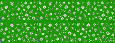 Renkli Yaz Temalı eskiz kalıbı. Sevimli çiçek raster deseni. Modaya uygun kumaş deseni. Düz Çiçek Elementleri Tasarımı.