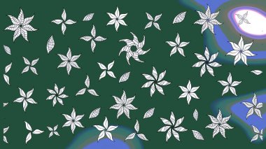 Kartlar, davetiyeler, tarih kartları ve daha fazlası için kullanılabilir. Büyük bir çiçek boyası seti. Raster şirin suluboya çiçek deseni çizimi.