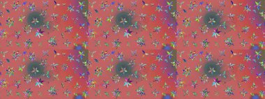 Vadinin pembe renkli çiçekleri. Eskiz arkaplan modeli. Raster - stok. Suluboya, elle çizilmiş.