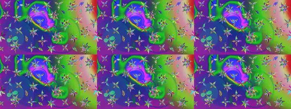 Modaya uygun kumaş deseni. Tony 'nin kumaş kalıbını çiz. Raster illüstrasyonu. Küçük çiçekte sevimli çiçek deseni var..