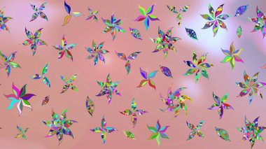 Küçük çiçekteki sevimli çiçek deseni. Tarafsız renklerde çiçekler.