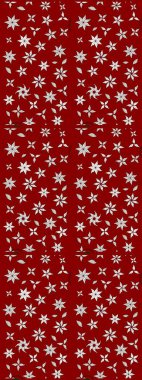 Düz Çiçek Elementleri Tasarımı. Raster. Renkli Bahar Teması çizim şablonu.