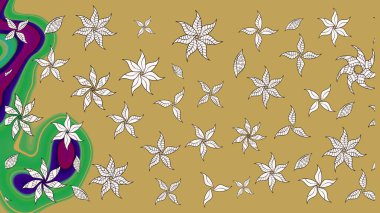 Çiçeğin suluboya çizimlerinin mükemmel deseni. Dekorasyon ve tasarım için güzel bir desen. Ton halinde. Moda baskısı. Suluboya desenli çiçek deseni.