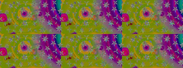 Halk tarzı. Moda baskıları için zarif bir şablon. Modern çiçek arkaplanı. Parlak renkli çiçekleri ve yeşil yaprakları olan harika bir çiçek deseni..