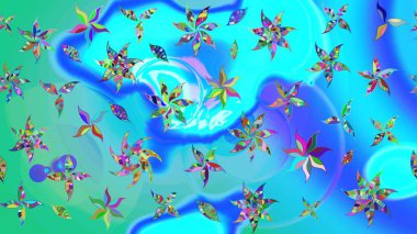 Güzel kumaş deseni. Çiçekler, dallar, bitkiler ve çiçekler. El çizimi. Raster illüstrasyonu.