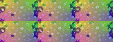 Kumaş desenli papatya çiçeği detayı. Tarafsız renklerde çiçekler.