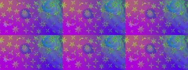 Suluboya desenli çiçek deseni. Çiçeğin suluboya çizimlerinin mükemmel deseni. Dekorasyon ve tasarım için güzel bir desen. Ton halinde. Moda yazdırma.