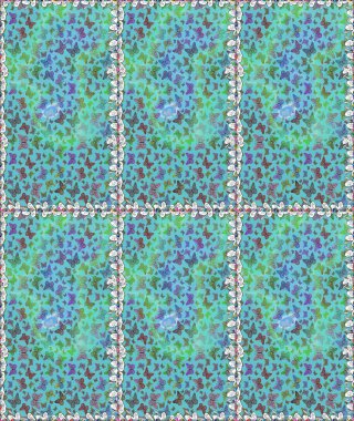 Moda Kumaşı Tasarımı. Çizim, karalama, karalama. Raster. Sonsuz. Kelebekli soyut çiçek arkaplanı çiz.