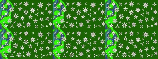 Raster çiçek izi. Çiçek yeşili eskiz deseni. Klasik taslak çizimi.