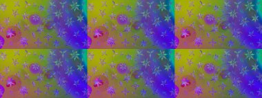 Çiçekli çiçek deseni, suluboya. Küçük çiçekte güzel bir çiçek deseni var. Raster deseni.