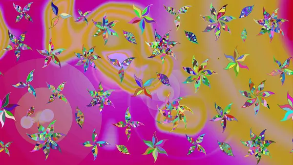 Desen, çizim, çiçek sınırı. Raster illüstrasyonu. Çiçek çelengi. Kıvırcık, parlak örgü. Güzel, parlak, pürüzsüz kumaş, tuval. Klasik eski arkaplan.